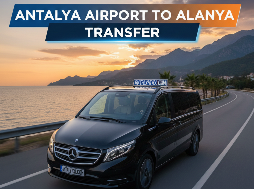 Luxury VIP vehicle and private chauffeur for Alanya airport transfer service.