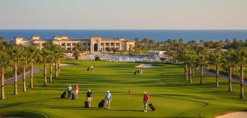 Luxury VIP transfer from Antalya Airport (AYT) to Belek golf resorts.