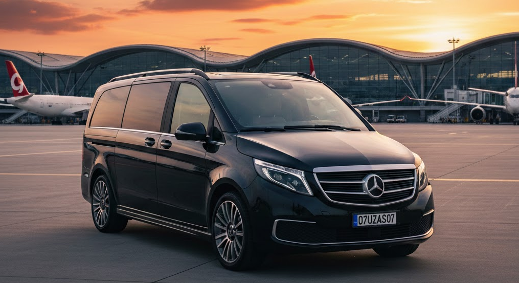 Antalya Airport to Side VIP Transfer 2026: Enjoy 24/7 private shuttle services with luxury Mercedes Vito or Sprinter. We provide fast, reliable, and fixed-price door-to-door transfers to all Side and Kumköy hotels.