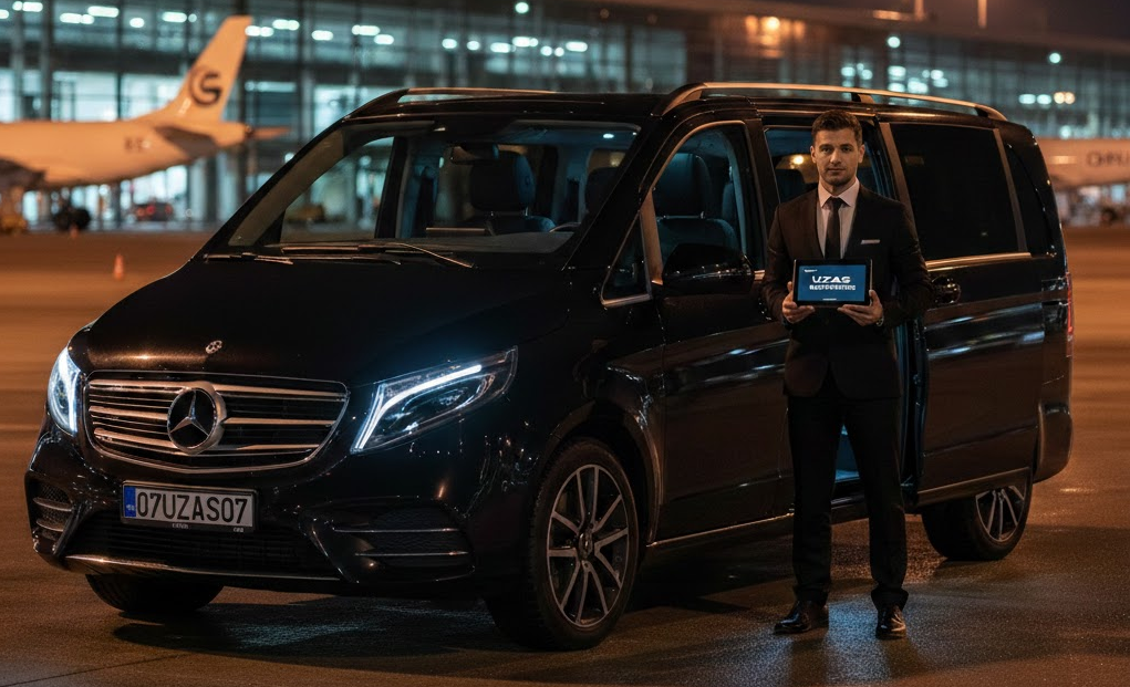 Antalya Airport Transfer: Arriving at midnight? Our 24/7 private VIP shuttle service ensures a seamless journey. Enjoy a personalized meet-and-greet at the terminal with a name sign, followed by a direct and comfortable transfer to your hotel in a luxury Mercedes Vito.